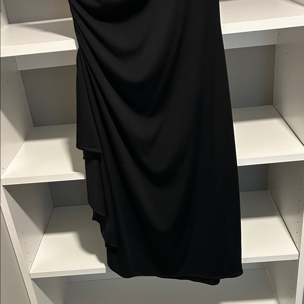 Ruby Rox Black One-Shoulder Dress* - Picture 4 of 7